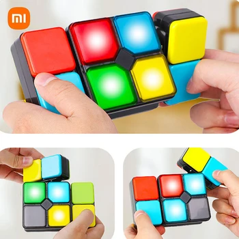 Xiaomi Inteligence Elektronske Glasbe Čarobno Barvo Kvadratnih LED Luči Učinek za obdaril Razširjanje otroške Igre, Igrače,