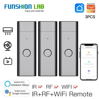 Tuya Smart WiFi Ir Daljinski upravljalnik Brezžični USB IR+RF Krmilnik za Fan TV Smart Home Podporo Alexa Google