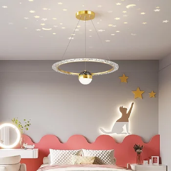 Moderne spalnice žarnice doma jedilnico obroč lestenec trikromatskih lahka otroška soba zvezdnato svetilke