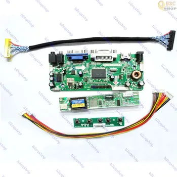 LCD Gonilnik Krmilnika Odbor Spremlja Komplet za LQ154M1LW2A 1920X1200 HDMI je združljiv+DVI+VGA+Audio