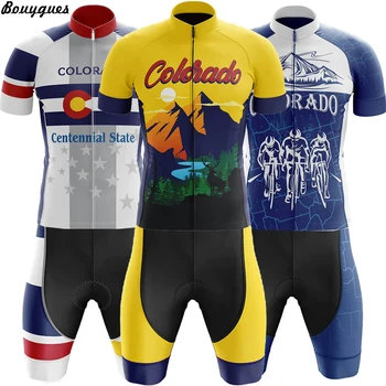 Novo COLORADO Moški Kolesarski Dres Komplet Poletnih Kolesarjenje Oblačila MTB Kolo Obleke Enotne Maillot Ropa Ciclismo Kolesarjenja Kolo bo Ustrezala