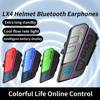 Multi Mode utripajoča Lučka Motoristična Čelada Slušalke Bluetooth 5.0 Brezžični Moto Slušalke AI Glasovni Pomočnik Baterije Zaslon